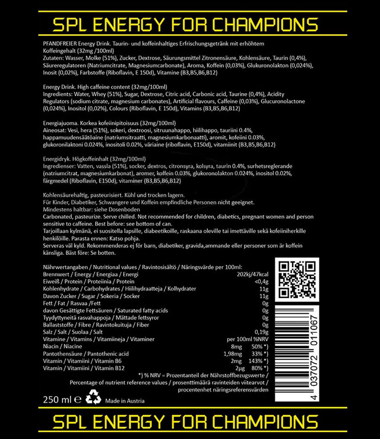 Ground Zero energiajuoma 250ml - Audiokauppa.fi