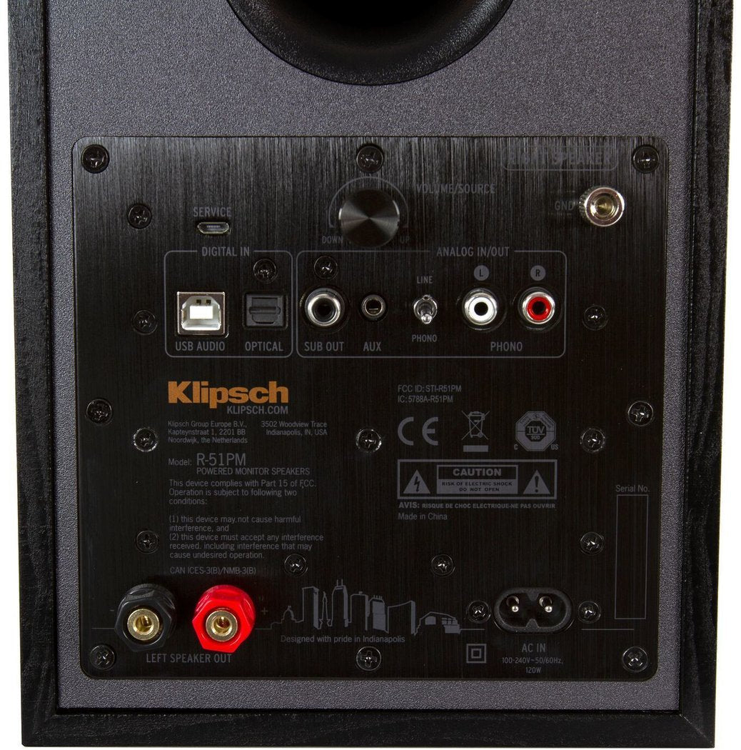 Klipsch R - 51PM aktiivikaiuttimet - Audiokauppa.fi