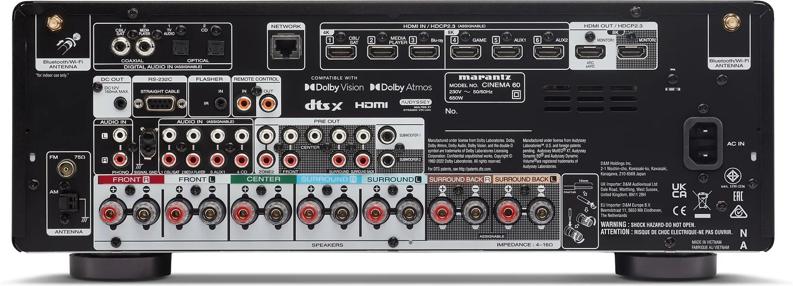 Marantz CINEMA 60 AV - viritinvahvistin - Audiokauppa.fi