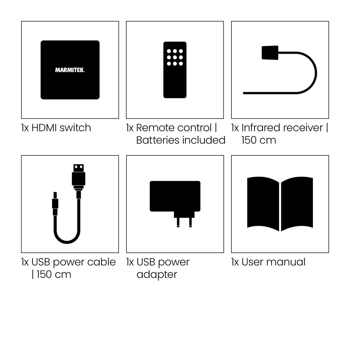 Marmitek Connect 310 UHD 2.0 HDMI - Kytkin - Audiokauppa.fi