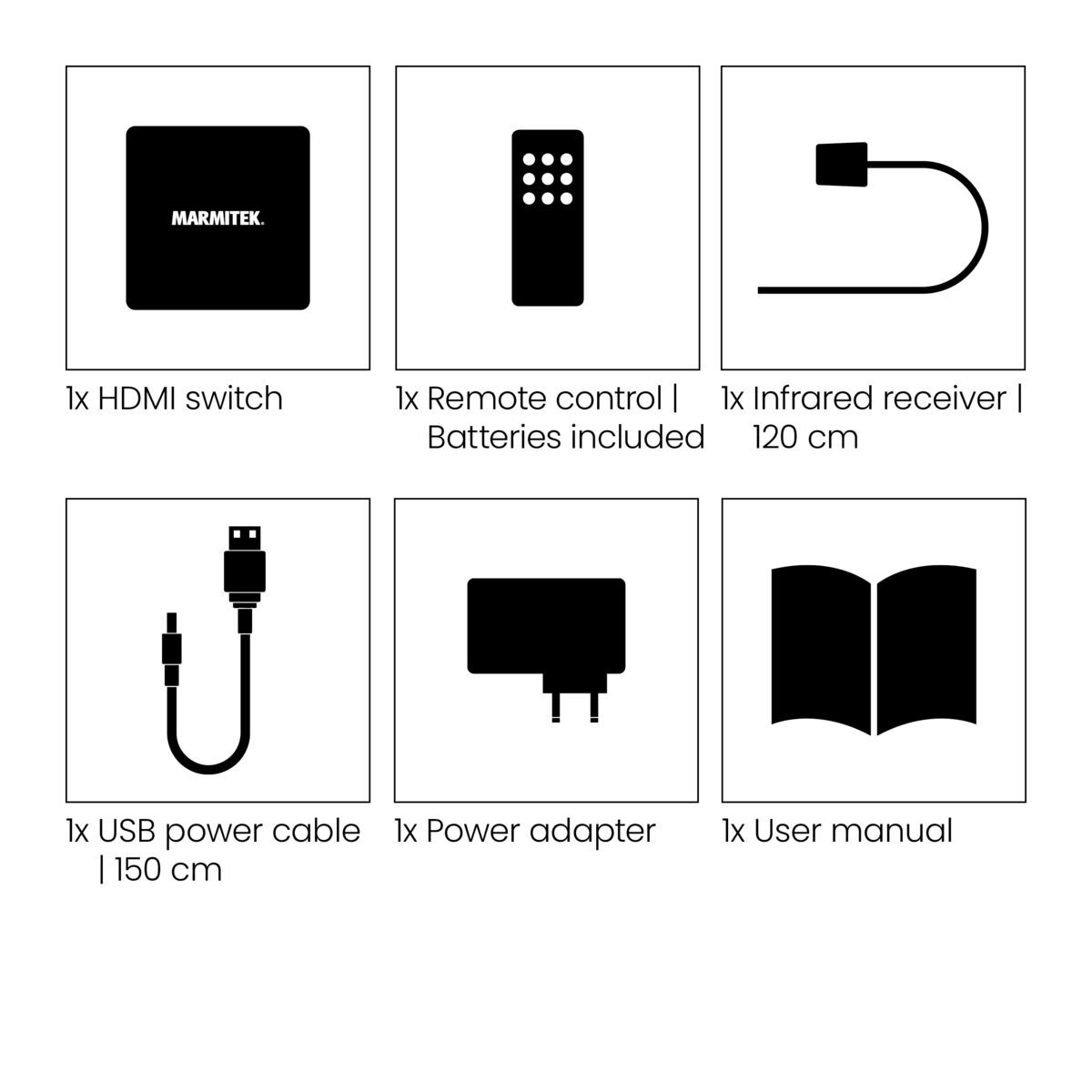 Marmitek Connect 350 UHD 2.0 HDMI - Kytkin - Audiokauppa.fi