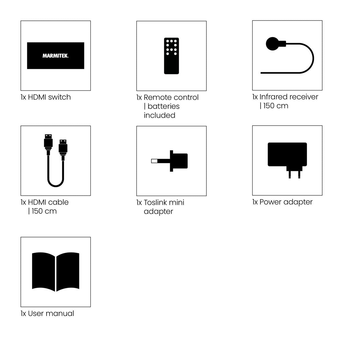 Marmitek Connect 621 UHD 2.0 HDMI - Kytkin - Audiokauppa.fi