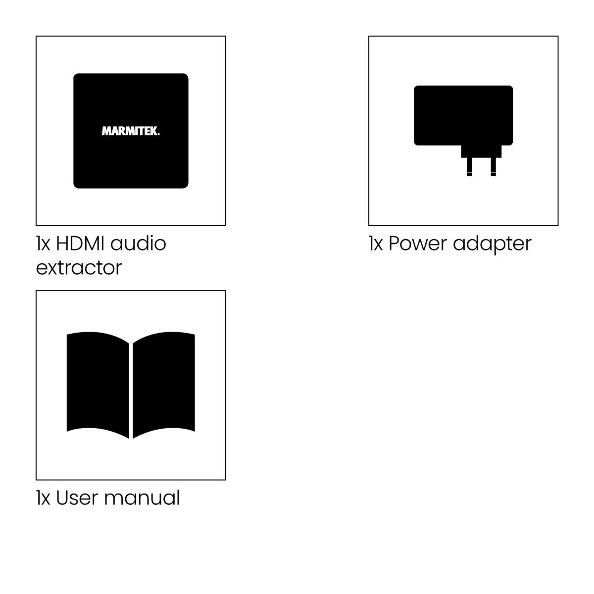 Marmitek Connect AE14 ARC HDMI > HDMI + optinen audio - erotin - Audiokauppa.fi