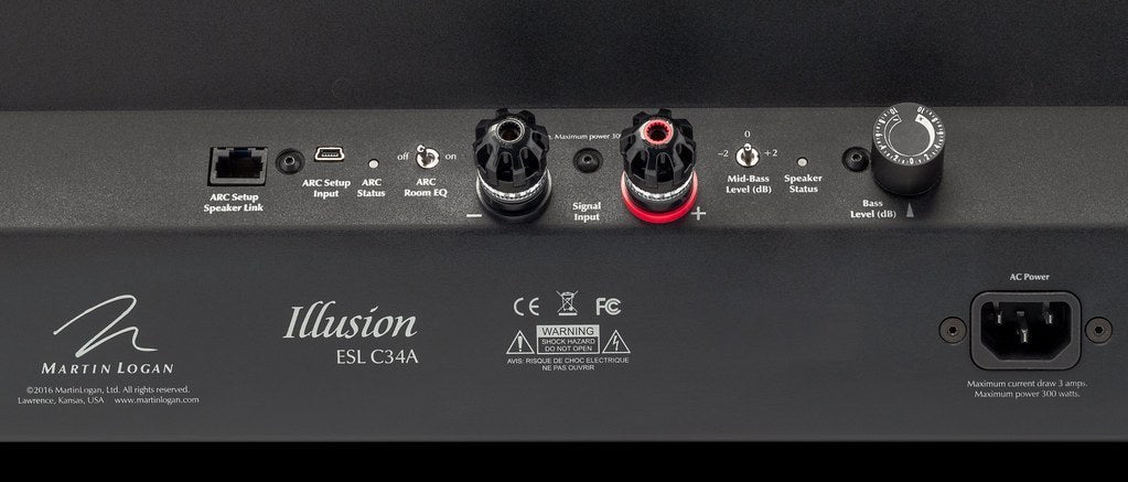 MartinLogan Illusion ESL C34A Keskikaiutin, vaihtolaite - Audiokauppa.fi