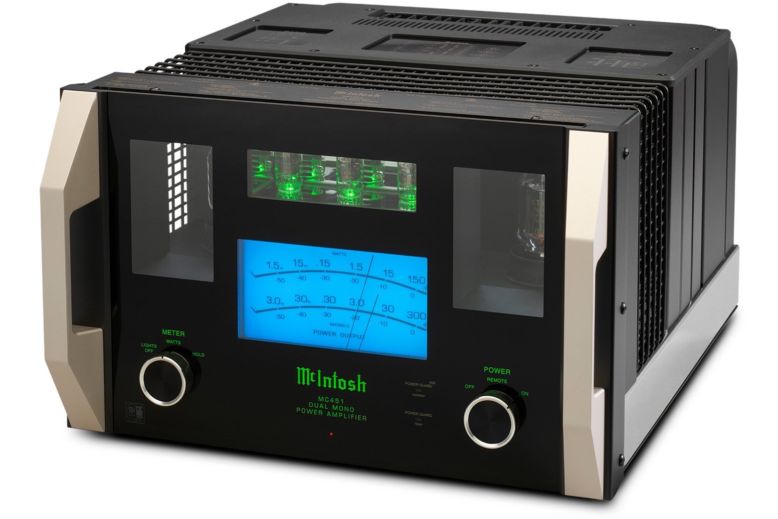 McIntosh MC451 Dual Mono Hybridi - päätevahvistin 150 + 300W - Audiokauppa.fi