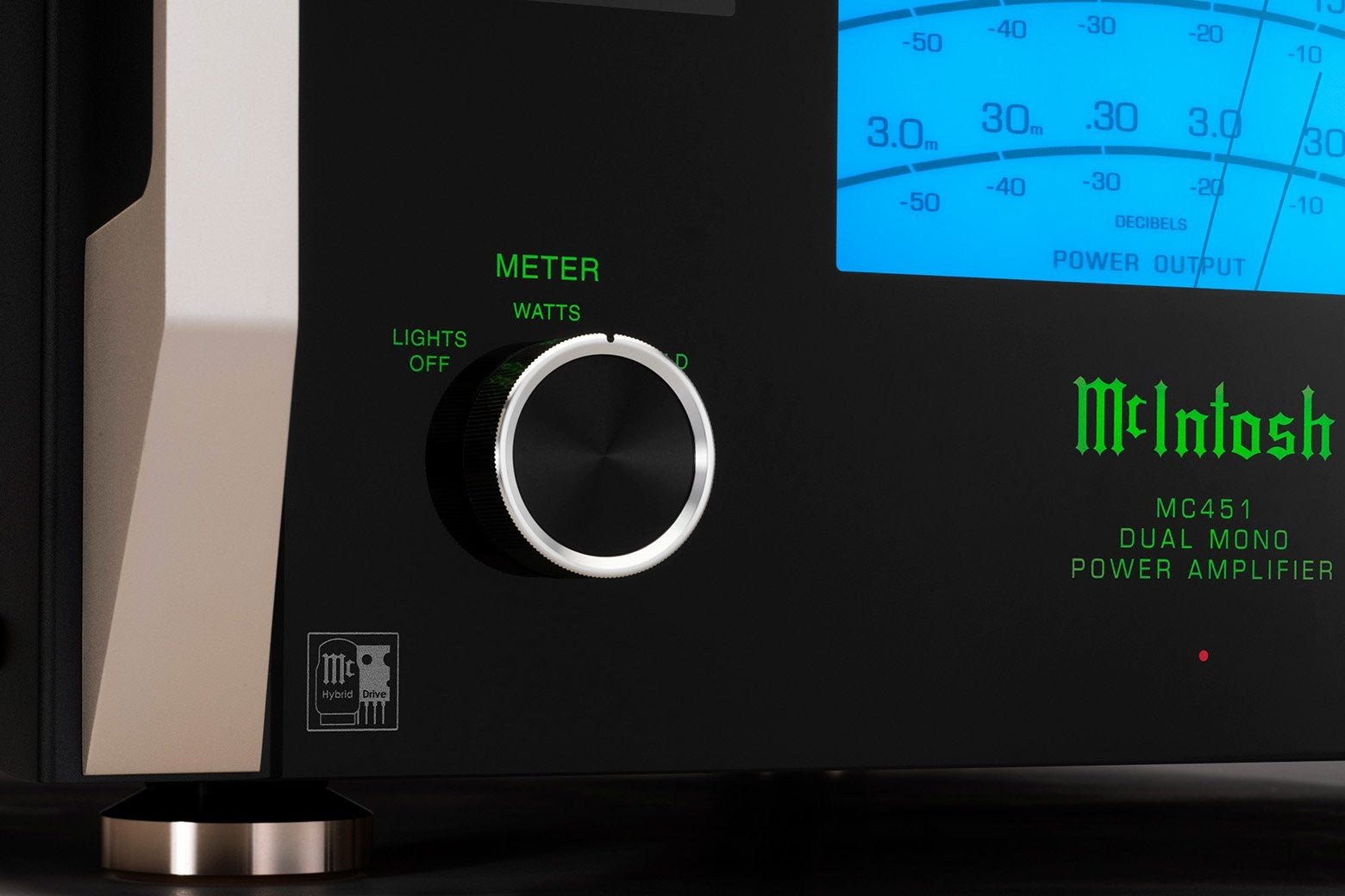 McIntosh MC451 Dual Mono Hybridi - päätevahvistin 150 + 300W - Audiokauppa.fi