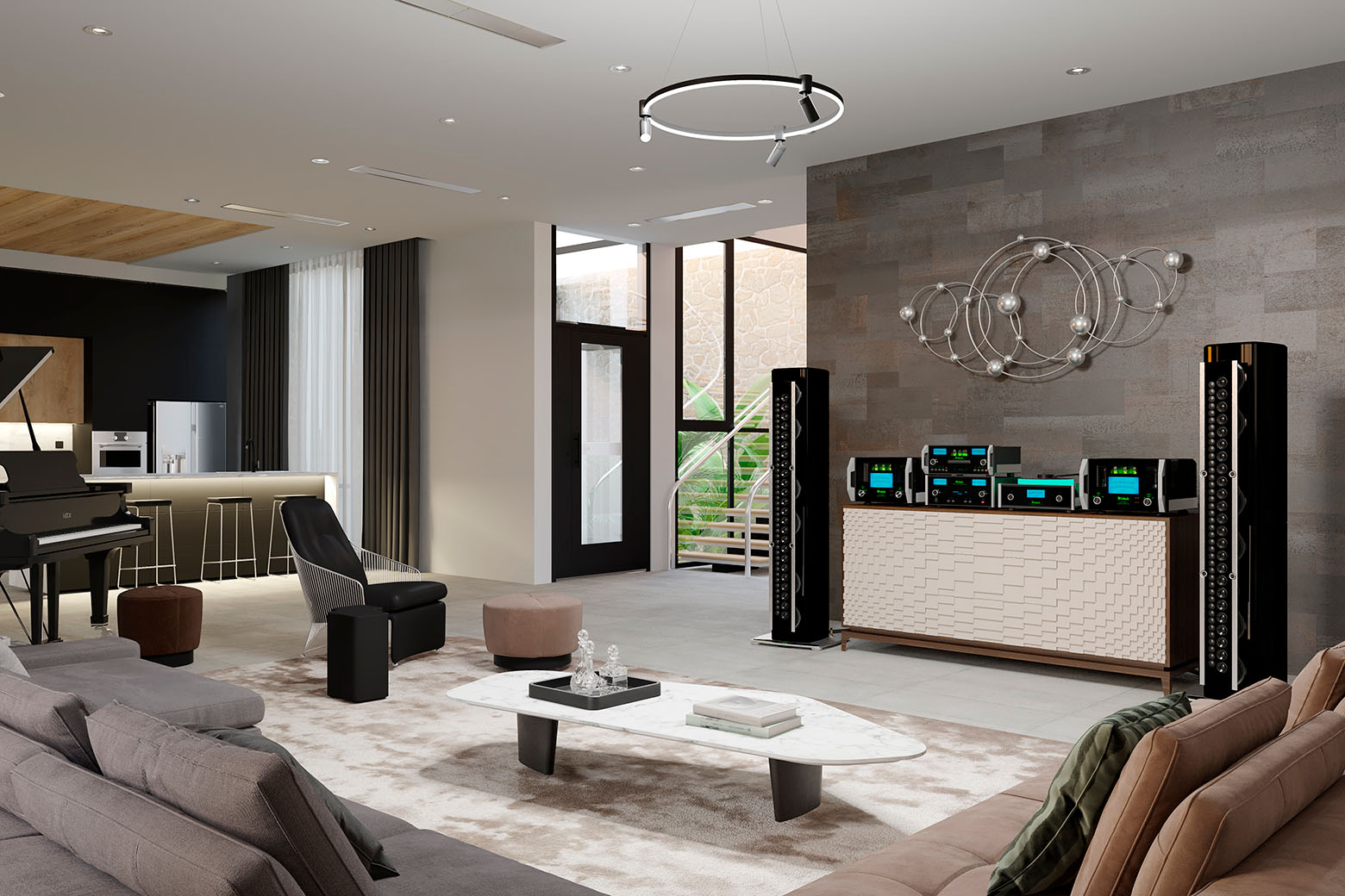 McIntosh MC451 Dual Mono Hybridi - päätevahvistin 150 + 300W - Audiokauppa.fi