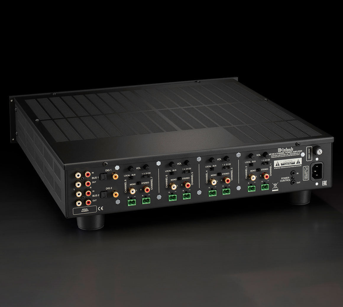 McIntosh MI128 8 - kanavainen päätevahvistin - Audiokauppa.fi