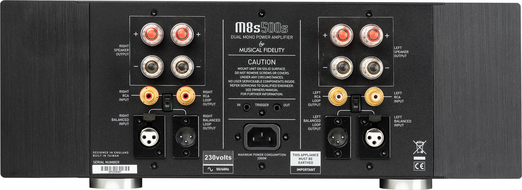 Musical Fidelity M8s500s päätevahvistin - Audiokauppa.fi