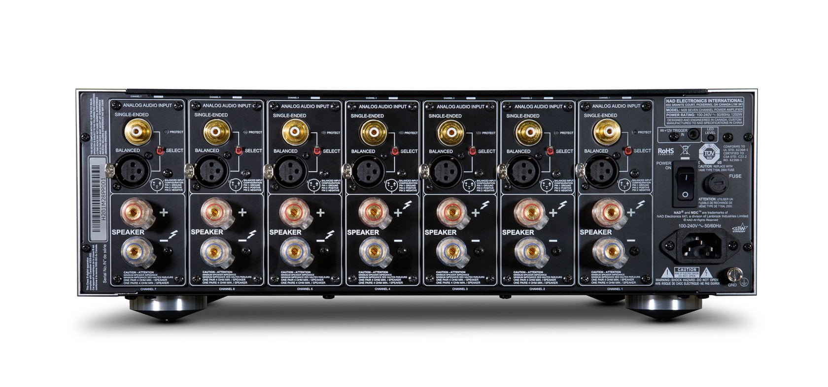 NAD M28 7 - kanavainen päätevahvistin - Audiokauppa.fi