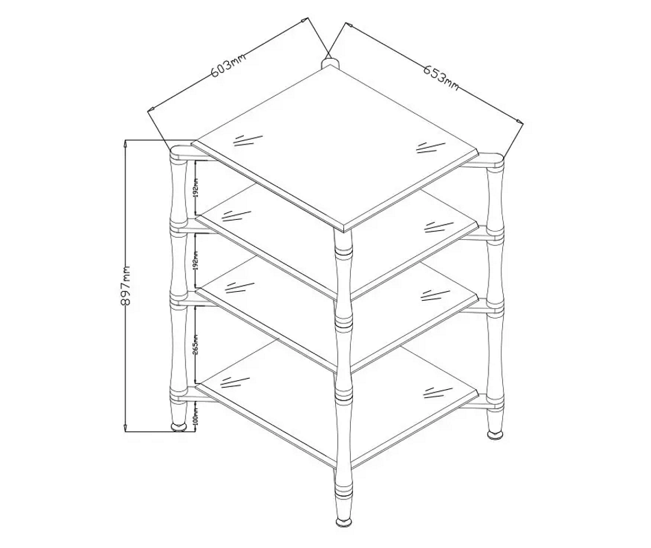 Norstone Slender laiteteline - Audiokauppa.fi