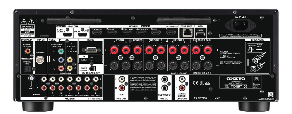 Onkyo TX - NR7100 9.2 AV - vahvistin - Audiokauppa.fi
