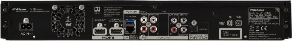 Panasonic DP - UB820 - Audiokauppa.fi