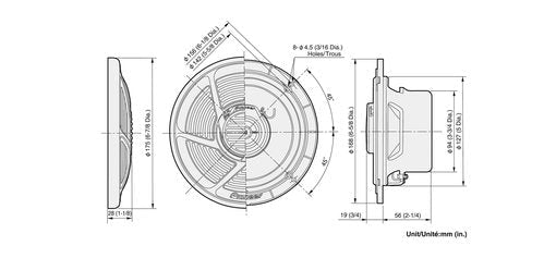 Pioneer 16 cm 2 - tie kosteudenkestävä kaiutin TS - MR1640 - Audiokauppa.fi