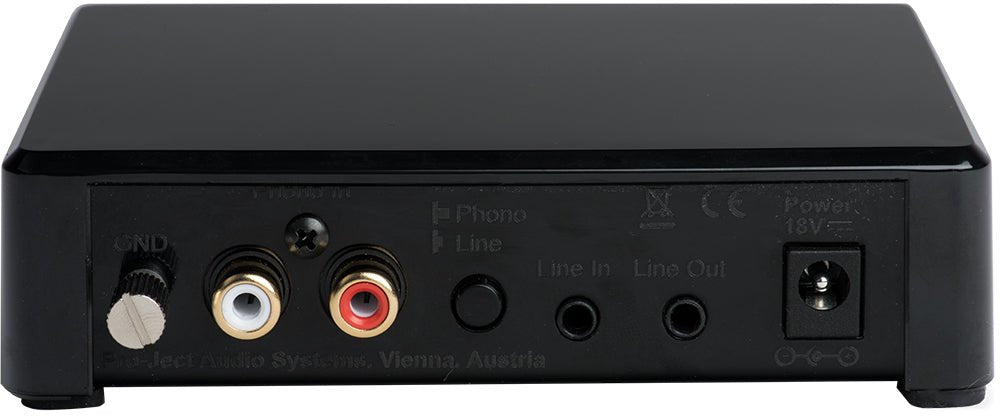 Pro - Ject Phono Box E BT RIAA levysoitinesivahvistin bluetooth lähettimellä - Audiokauppa.fi