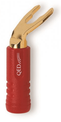 QED Airloc Plastic Spade haarukkaliitin 1kpl - Audiokauppa.fi