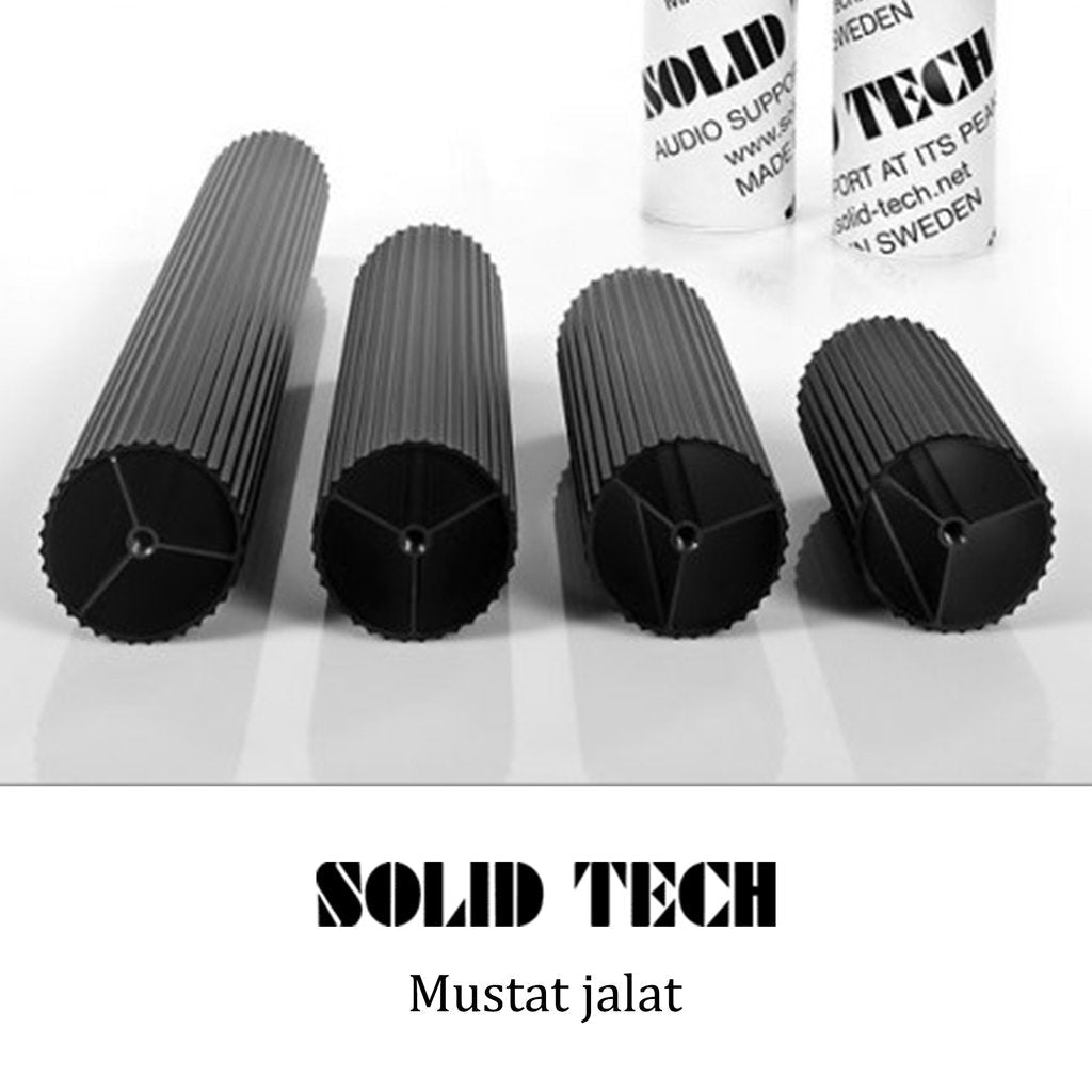 Solid Tech Radius Solo 4 mustat jalat - Audiokauppa.fi