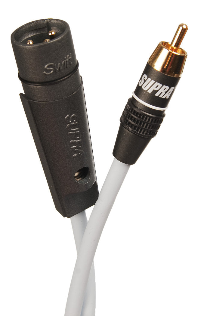 Supra Sublink RCA-XLR cable, white